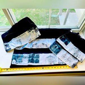 Paris decorative towel set